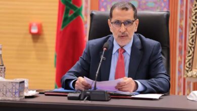 Le Chef du Gouvernement, Saâd Dine El Otmani intervenant _SK