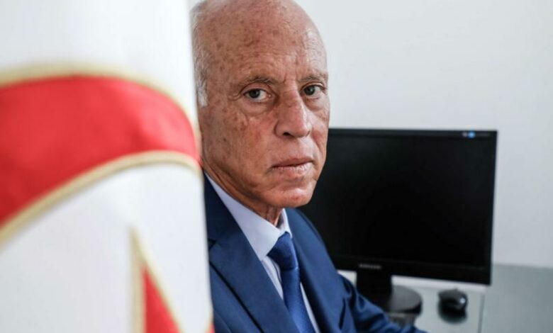 President of Tunisia Kais Saied