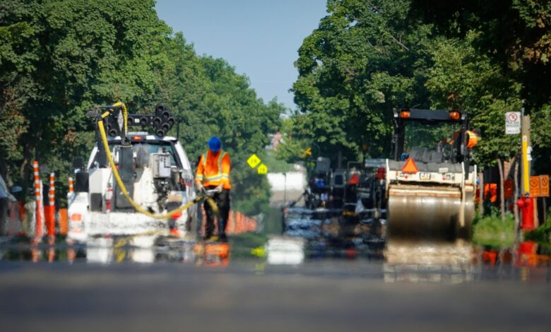 canicule montreal asphalte