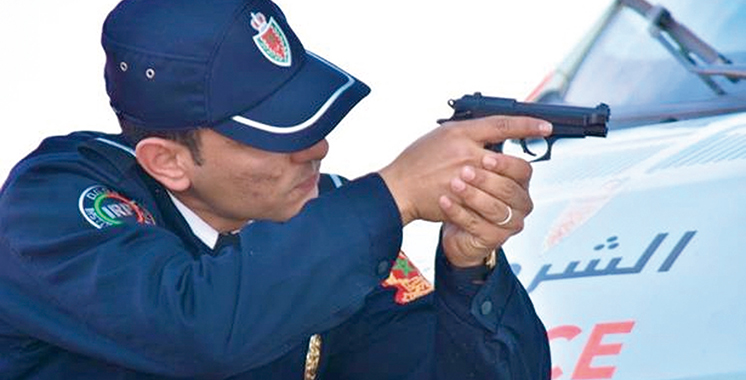 Police Maroc Pistolet