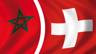 Drapeau Maroc Suisse 1