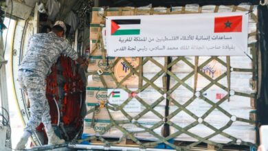 Aide humanitaire envoyee par le Maroc distribuee a Al Qods 850x560 1