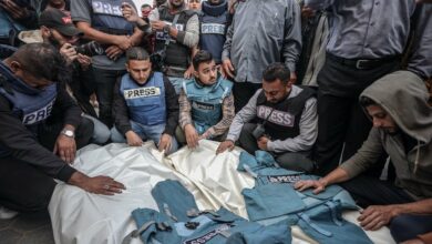 international gaza journalists killed palestine israel getty