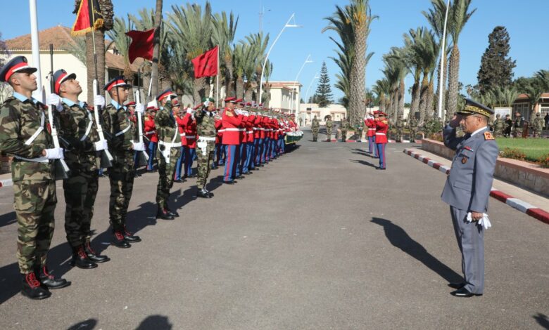Cérémonie au siège de l’État-Major de la Zone Sud à Agadir à l’occasion du 69e anniversaire des FAR 1 Gq7ZF0vXAAAZlLu
