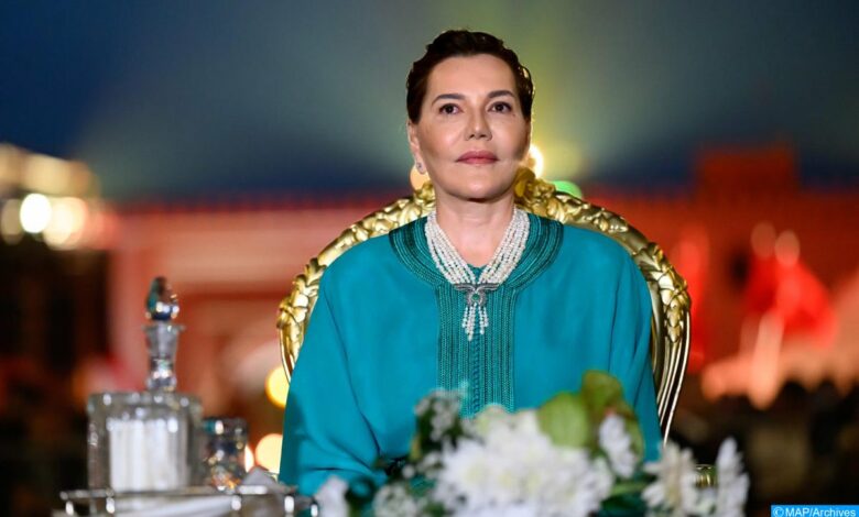 SAR la Princesse Lalla Hasnaa visite à Bakou le Festival international du tapis d'Azerbaïdjan 1 GqG8M GXUAAGgE6