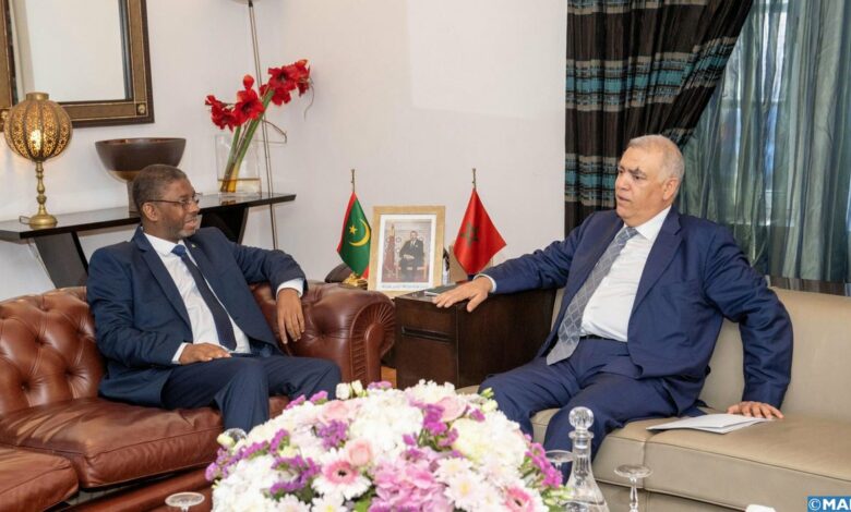 Rabat : M. Laftit reçoit le ministre délégué mauritanien chargé de la Décentralisation et du Développement local 1 GqMKLRQXsAA8Qqe