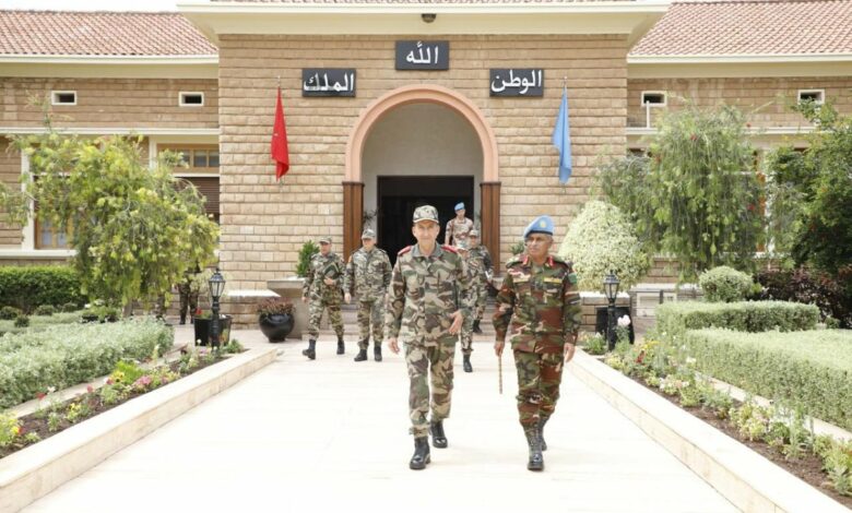 Le Général de corps d’armée, Inspecteur général des FAR, reçoit le Commandant de la mission de l’ONU dans les provinces du sud du Royaume 1 GrkcAfKX0AALlnQ 1