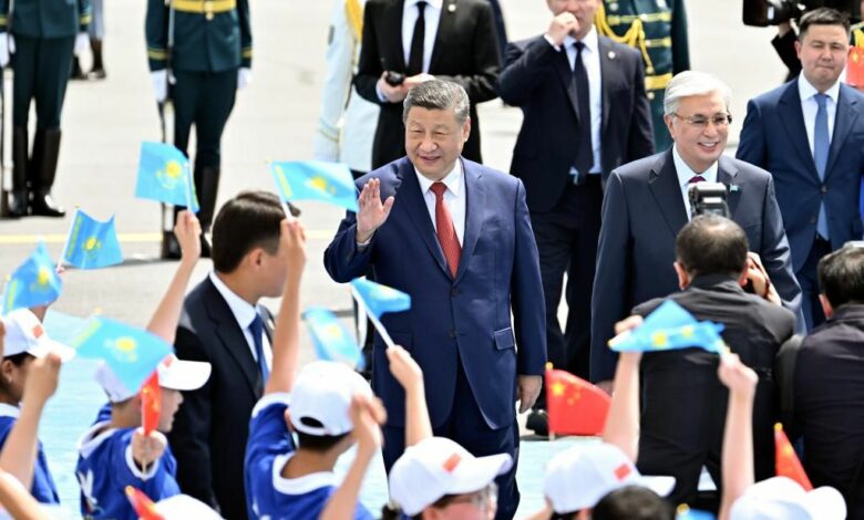 Le président chinois arrive à Astana pour participer au sommet Chine - Asie centrale 1 5e51e74e 136b 4cad 9fdd a5bff17043ca