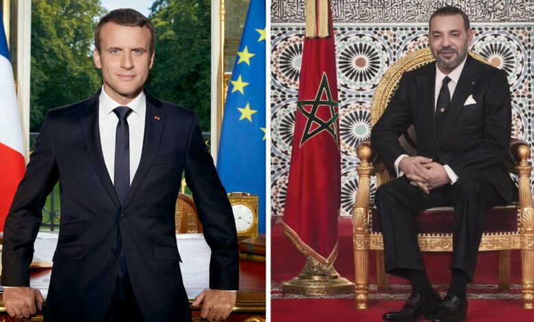 Le Président français S.E.M Emmanuel Macron salue l’engagement "fort" et "clair" de SM le Roi Mohammed VI pour le développement d’une économie bleue en Afrique 1 GtBXt48WYAAVHs1