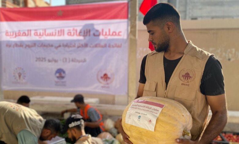 Gaza : troisième phase de la campagne marocaine d’aide humanitaire 1 GwUOP7MXEAAeLhK