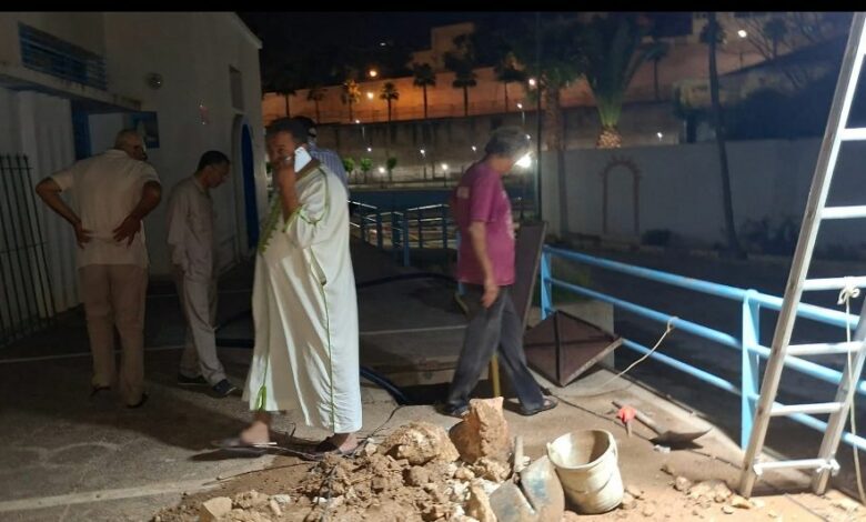 Un acte de sabotage du réseau d’eau menace la fermeture de la piscine municipale de Meknès 1 WhatsApp Image 2025 07 06 at 07.58.35 2