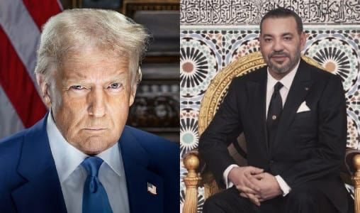 Fête du Trône: Dans un message à SM le Roi, le Président Trump réaffirme la reconnaissance par les États-Unis de la souveraineté marocaine sur le Sahara et leur soutien à la Proposition d’Autonomie “comme seule base pour un règlement juste et durable de ce différend” 1 SM TRUMP 1 508x300 1