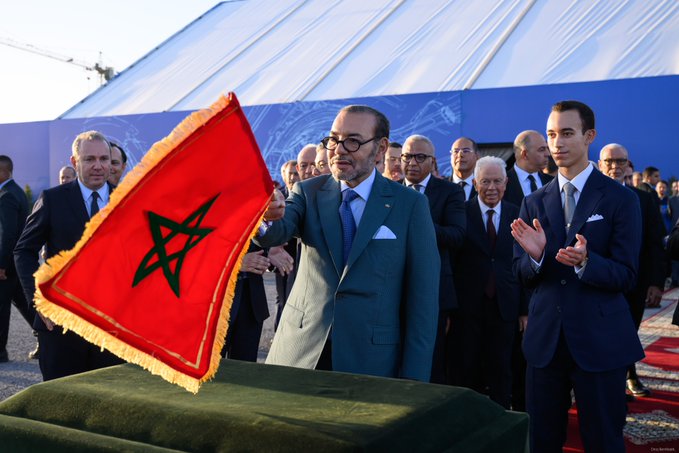 Nouaceur : SM le Roi préside la cérémonie de présentation et de lancement des travaux de réalisation du complexe industriel de “moteurs d’avions” du groupe Safran 1 G3KSv aXEAAmm5X