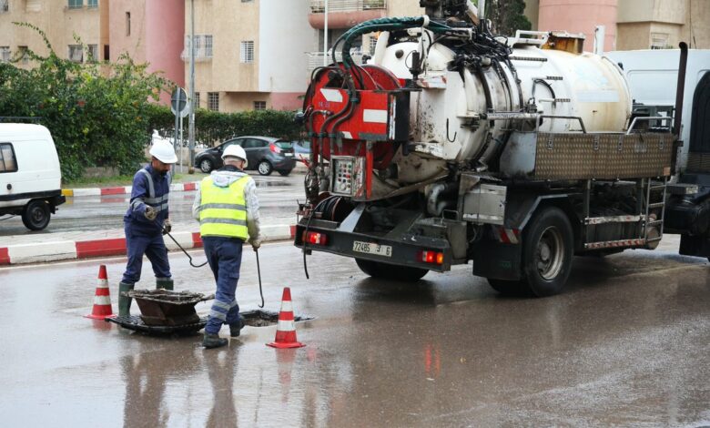 Casablanca-Settat: La SRM à pied d’œuvre pour atténuer les effets des intempéries 1 G8TlrHrXIAEjTt2