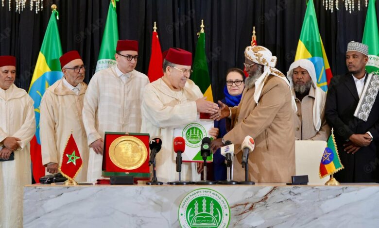 Addis-Abeba: signature de deux conventions de coopération dans le domaine religieux entre le Maroc et l’Éthiopie 1 G SQiZBXAAE7mKa