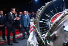 الدار البيضاء – سطات . جلالة الملك يترأس حفل تقديم وإطلاق مشروع إنجاز مصنع بالنواصر لإنتاج أنظمة هبوط الطائرات تابع لمجموعة سافرا