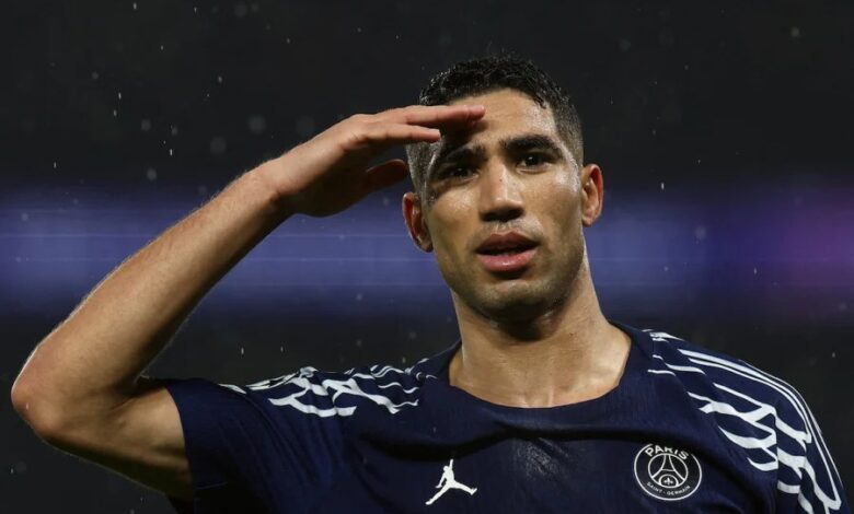 Achraf Hakimi récompensé par sa présence dans l’équipe type de la Ligue 1 lors des trophées UNFP 1 WhatsApp Image 2026 05 12 at 03.31.34