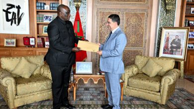 M. Bourita reçoit un envoyé spécial du Président de la République de Gambie porteur d’un message écrit à Sa Majesté le Roi Mohammed VI 3 DSC 38811254612456