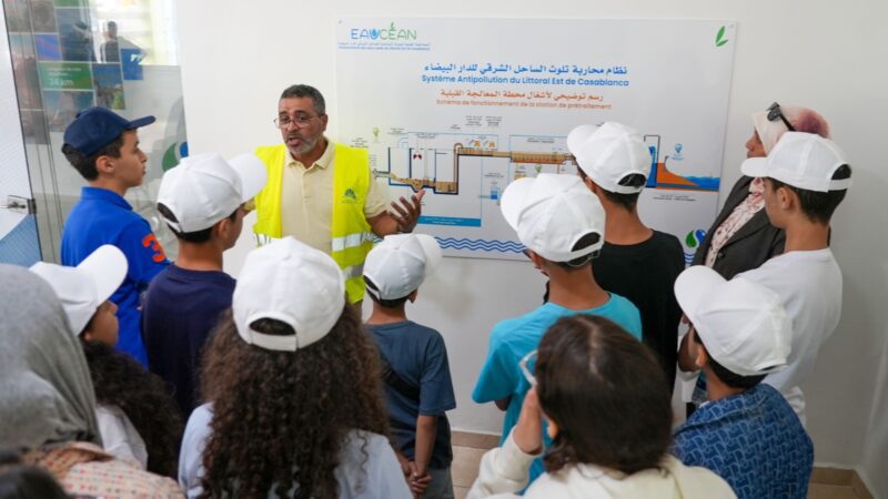 À l’occasion de la Journée de l’Enfant Africain : la SRM Casablanca-Settat ouvre les portes de ses installations aux élèves pour promouvoir la culture de l’eau 9 WhatsApp Image 2026 06 18 at 12.30.26 5 scaled