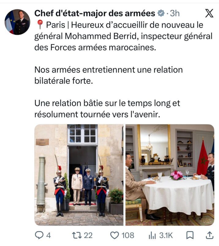 Le Général de Corps d’Armée Mohammed Berrid à Paris : la France salue des relations militaires solides et profondément enracinées avec le Maroc 3 WhatsApp Image 2026 06 18 at 12.48.02 2 scaled