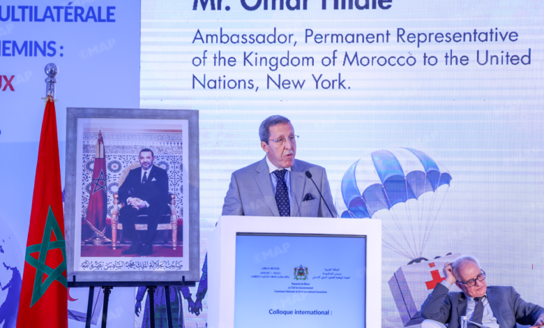 L’engagement du Maroc dans le domaine humanitaire procède de la Vision humaniste et humanitaire de SM le Roi (M. Hilale) 1 Omar Hilale