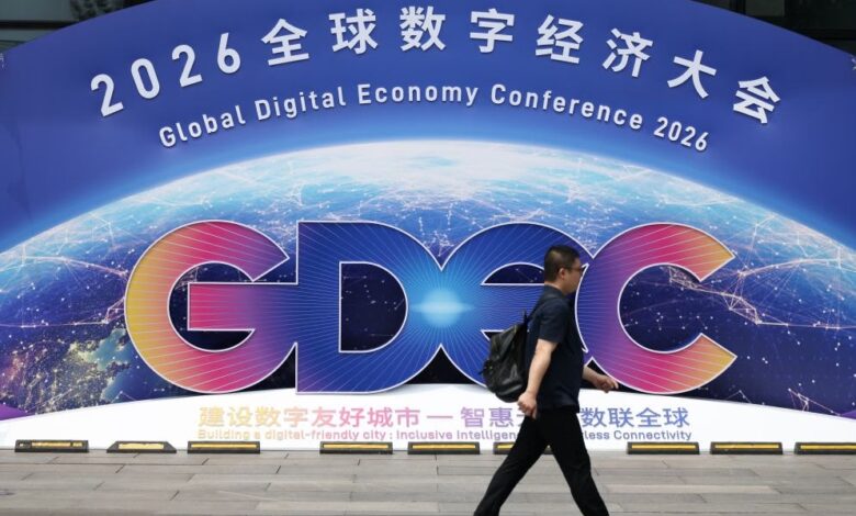 Pékin accueille la Conférence mondiale de l’économie numérique 2026 avec une large participation internationale 1 WhatsApp Image 2026 07 03 at 09.58.50