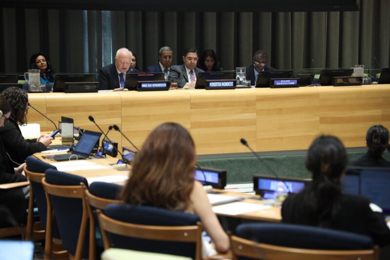À New York, Bourita co-préside avec Guterres la Conférence mondiale sur la lutte contre les discours de haine, organisée par le Maroc et l’ONU 7 0Y8A5917 copy scaled