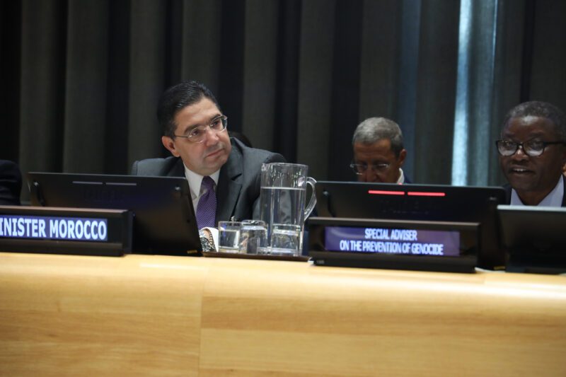 À New York, Bourita co-préside avec Guterres la Conférence mondiale sur la lutte contre les discours de haine, organisée par le Maroc et l’ONU 4 0Y8A5983 copy scaled