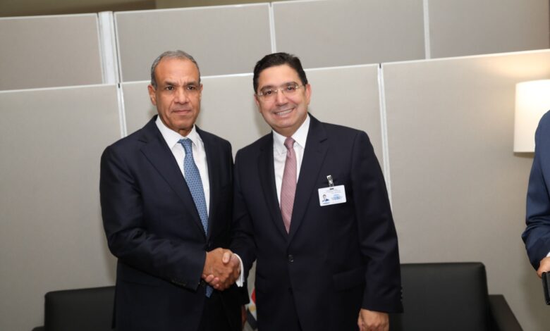 Bourita s’entretient à New York avec son homologue égyptien sur les moyens de renforcer le partenariat et la coordination entre le Maroc et l’Égypte 1 WhatsApp Image 2026 09 22 at 18.47.56