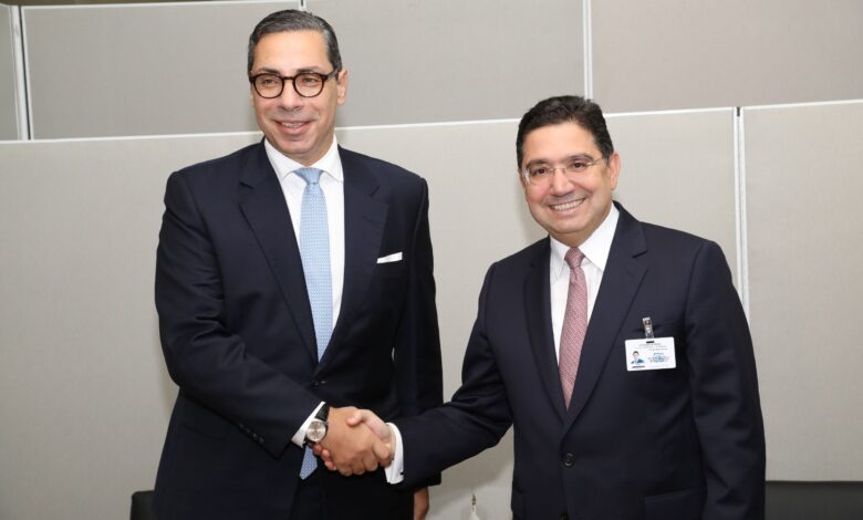 Bourita et son homologue chypriote réaffirment à New York leur engagement à renforcer le dialogue politique et la coopération bilatérale 1 WhatsApp Image 2026 09 22 at 19.42.56